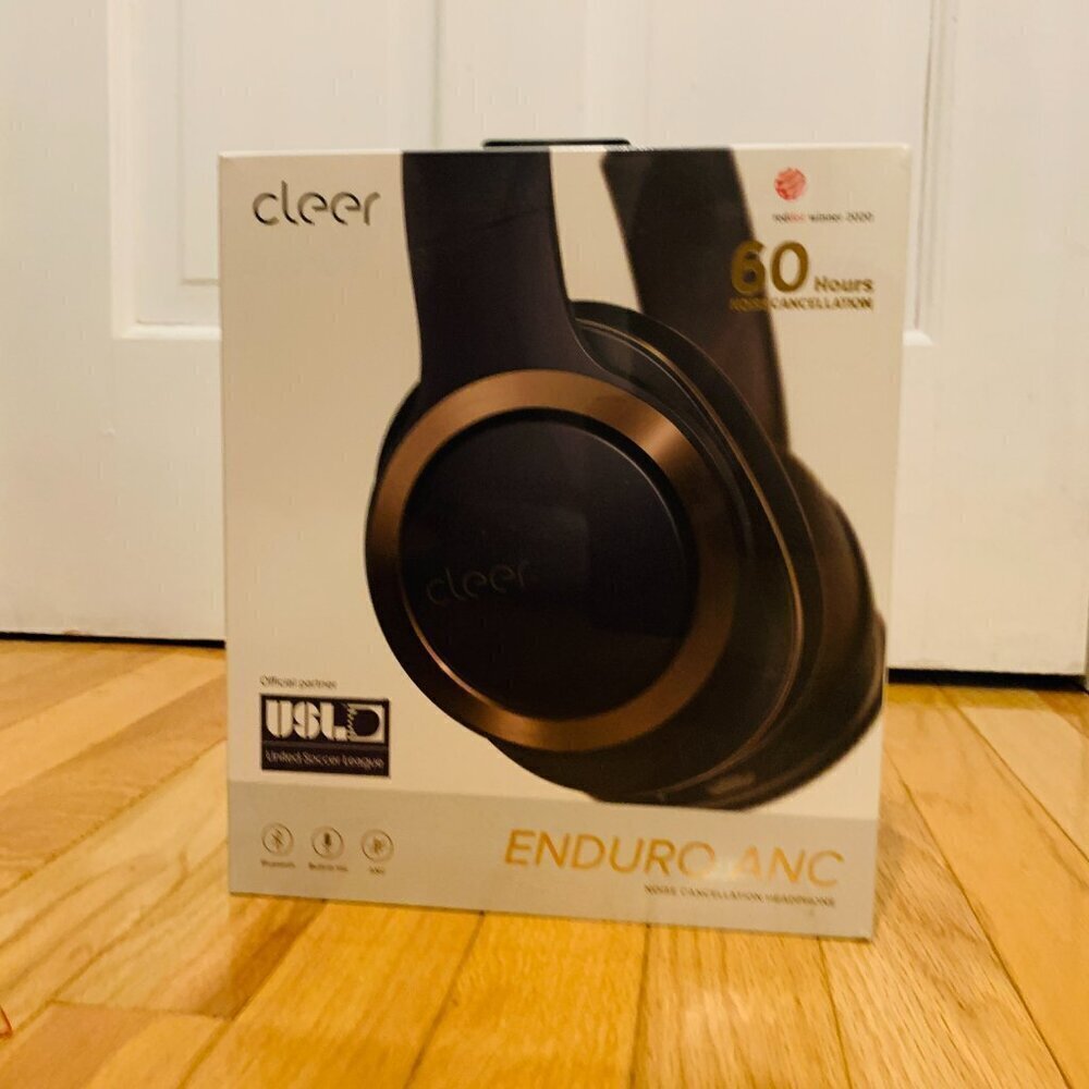 Cleer Enduro ANC Noise Canceling 2Mic and Wireless Bluetooth Headphones Navy - Picture 8 of 16